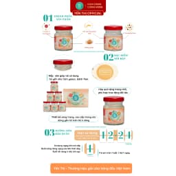 Thumbnail Yến Thị - Gói quà yến kids dành cho trẻ em-Yến sào Khánh Hòa chưng sẵn-25% yến sào thủy phân/hũ/42ml 2