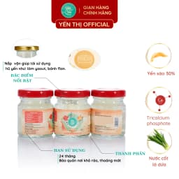 Thumbnail Yến Thị - Gói quà yến kids dành cho trẻ em-Yến sào Khánh Hòa chưng sẵn-25% yến sào thủy phân/hũ/42ml 4