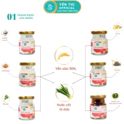 Thumbnail Yến Thị - Gói tiết kiệm 100 hũ, chưa bao gồm hộp quà - Yến sào Khánh Hòa chưng sẵn - 30% yến/hũ 70ml 2