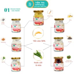 Thumbnail Yến Thị - Gói tiết kiệm 50 hũ, không hộp - Yến sào Khánh Hòa chưng sẵn -30% yến/hũ 70ml 2