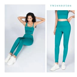 Thumbnail Yowin Bộ Tập Gym Nữ, Bộ Tập Yoga Nữ YW24N01 Áo Croptop Kèm Đệm Rời & Quần Legging 3