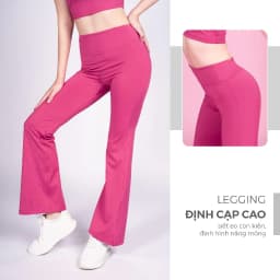 Thumbnail Yowin Bộ Tập Yoga Gym Nữ YW24-N01-F503 Áo Croptop Kèm Đệm Rời & Quần Ống Loe Co Giãn 2