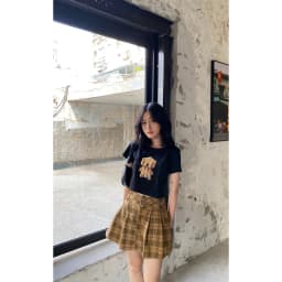 Thumbnail YU CHERRY | Áo thun nữ croptop cotton 4 chiều tay ngắn Earth Elemental Print Tee YP005 1
