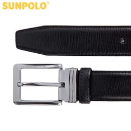 Thumbnail Dây Nịt Nam Da Bò Khóa Kim Cao Cấp SUNPOLO - BSMK36 1