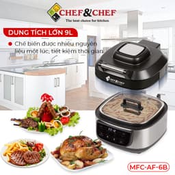 Thumbnail Nồi Nướng CHEF&CHEF 12 in 1 – Thiết Kế Hiện Đại, Sang Trọng 2