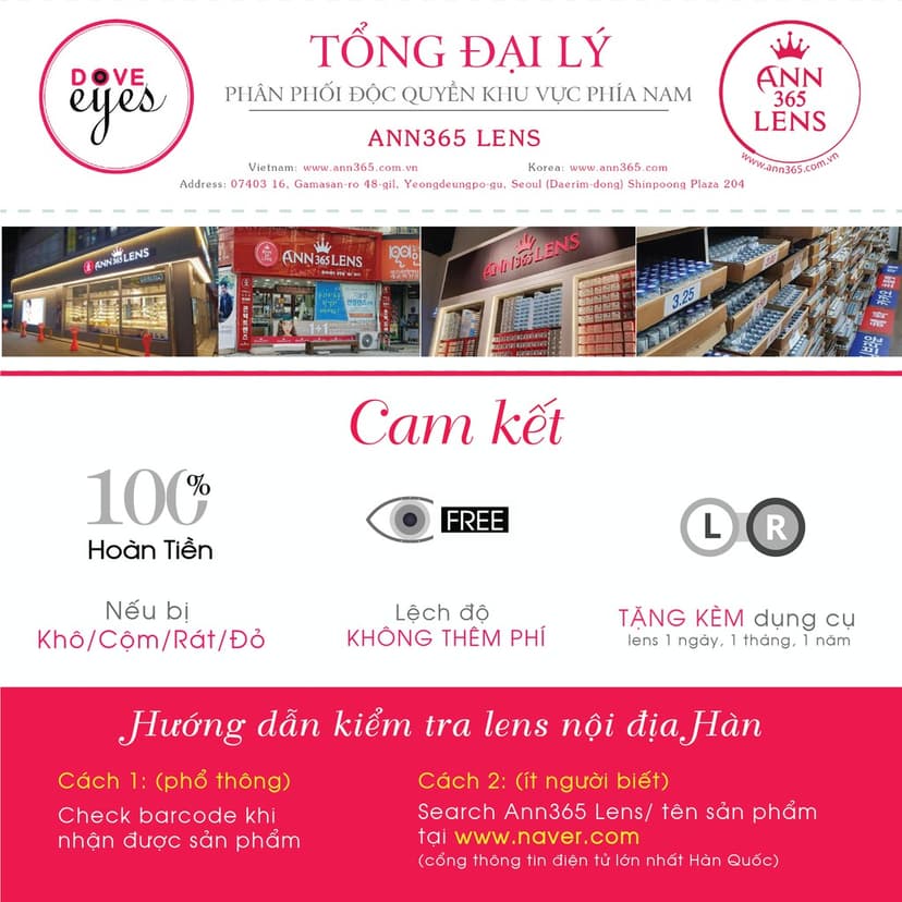 Ảnh Bộ Dụng Cụ Đeo Kính Áp Tròng Ann365 - Khay Đựng Kính Áp Tròng Đa Dụng - Hộp Đựng Lens Đa Năng Ann365 3