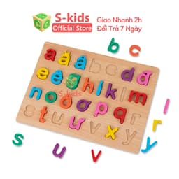 Thumbnail Đồ Chơi Gỗ S-Kids, Bảng Chữ Cái Tiếng Việt In Thường 30 x 22 cm 1