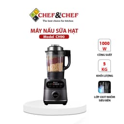 Thumbnail Máy Xay Nấu Sữa Hạt Đa Năng CHEF&CHEF CH90 – Bảng Điều Khiển Tiếng Việt, Xay Nhuyễn Dễ Dàng 3