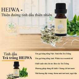 Thumbnail Tinh dầu Trà trắng 100ML thương hiệu HEIWA nhập khẩu Ấn Độ có giấy kiểm định, dung tích 100ml 2