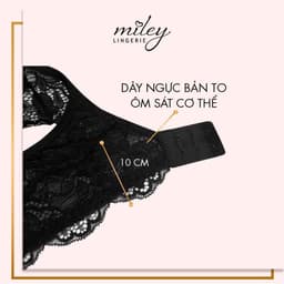 Thumbnail Áo Ngực Nâng Vừa Lưng Phối Ren Cánh Bướm Miley Lingerie 4