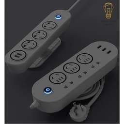Thumbnail Ổ Cắm Điện Đa Năng Thông Minh Energy Green Lighting OD-3398 - Chuẩn Sạc An Toàn Chống Giật - BH 1 Năm 2