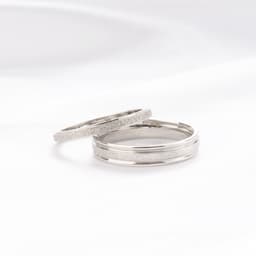 Thumbnail Nhẫn cặp đôi CDE Milgrain Silver Ring CDE8003SV & CDE8004SV 3