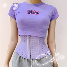 Thumbnail Đai Nịt Bụng Latex Sau Sinh - Latex Celia Tím 27 Xương Chuẩn WSTORE,Thoáng Khí 1