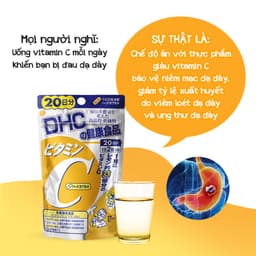 Thumbnail Viên uống DHC Bổ sung Vitamin C Nhật Bản 60/40 viên 3