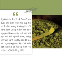 Thumbnail Bột Matcha Trà Xanh Dalat Farm - Hộp 110Gr 1