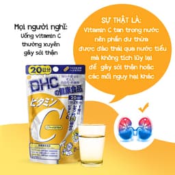Thumbnail Viên uống DHC Bổ sung Vitamin C Nhật Bản 90 ngày (180viên/gói) 3