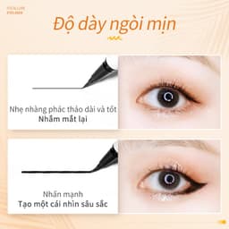 Thumbnail Set kẻ mắt + kẻ viền chân mày FOCALLURE siêu mịn lâu trôi 4