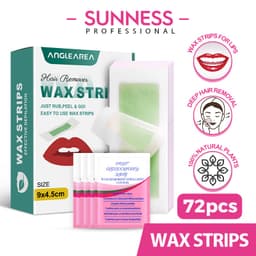 Thumbnail Bộ 72 Miếng Sáp Tẩy Lông Cơ Thể SUNNESS Kèm 4 Khăn Lau Sáp 150G 1