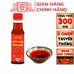 Thumbnail Nước mắm tôm biển Làng Chài Xưa Hồng Ngọc Đại Dương 125ml/chai 1