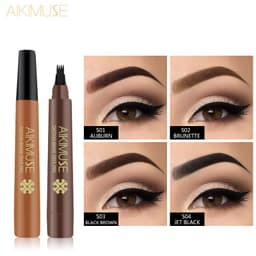 Thumbnail Bút kẻ chân mày AIKIMUSE thiết kế 4 mũi phẩy sợi sắc nét 20g 2