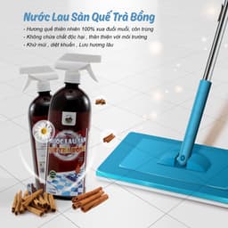 Thumbnail Nước Lau Sàn Quế Trà Bồng Lỏng X5 Tinh Dầu Quế 1000ml 4