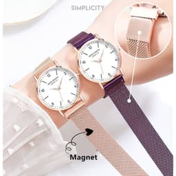 Thumbnail Đồng Hồ Nữ XIAOYA 1312 Chất Liệu Kim Loại Cao Cấp Hợp Thời Trang 3