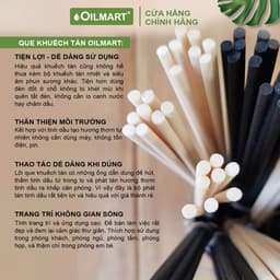 Thumbnail Que Mây Khuếch Tán Tinh Dầu Oilmart Giúp Khử Mùi, Tỏa Hương Xa 2