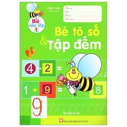 Thumbnail Sách - Bé Vào Lớp 1 - Bé Tô Số Và Tập Đếm 1