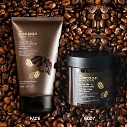 Thumbnail Bộ cà phê Đắk Lắk làm sạch da chết cocoon: da mặt 150ml + cơ thể 200ml 2