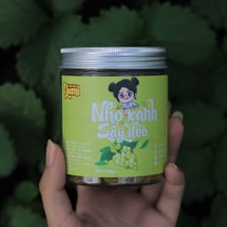 Thumbnail Nho xanh sấy dẻo Ô mai Yumi hoa quả khô chua ngọt ăn vặt trái cây thơm ngon 4