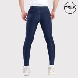 Thumbnail Quần legging nam giữ nhiệt nhẹ thoáng khí co giãn ôm body bó cơ chạy bộ fitness work out DEL1005 4