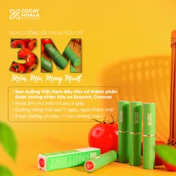 Thumbnail Son dưỡng hồng môi, mềm mịn, mọng nước, giảm thâm môi 3M Cỏ Cây Hoa Lá - 1.5g 4