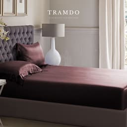 Thumbnail Bộ Chăn Ga Gối Lụa Cao Cấp TRAMDO BEDDING Màu Nâu Socola 3