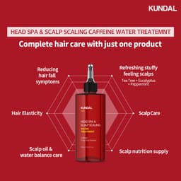 Thumbnail Nước Caffeine Kundal 300ml Cải Thiện Tình Trạng Da Đầu & Gàu Như Spa 4