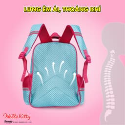 Thumbnail Balo Học Sinh Hello Kitty Siêu Nhẹ Dành Cho Bé BL1077WL 3