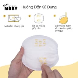 Thumbnail Miếng Lót Thấm Sữa Moby Baby Siêu Thấm Hút Chống Tràn Thoáng Khí 4