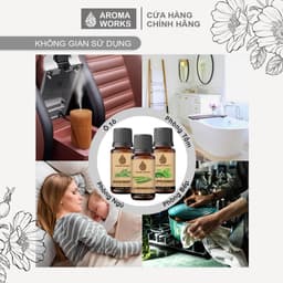 Thumbnail Tinh dầu Sả Chanh Aroma Works xông phòng, dễ ngủ, đuổi muỗi, thanh lọc không khí - Lemongrass 3