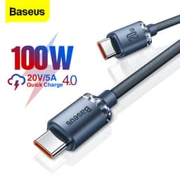 Thumbnail Baseus Dây Cáp Sạc Nhanh 5a usbc 100w cáp sạc nhanh cho ip 15 xiaomi samsung huawei 1