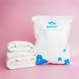 Thumbnail Set 2 Khăn Tắm Sợi Tre 4 Lớp Bonny Siêu Mềm Và Thấm Hút (Kích thước: 90x90Cm) 2