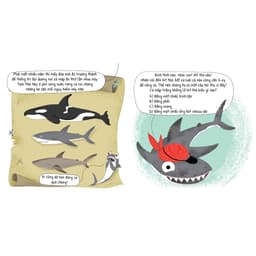 Thumbnail Sách - Bí Kíp Sinh Tồn Của Loài Cá Mập Chân Chính - khoa học cho bé - Crabit Kidbooks 3
