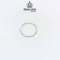 Thumbnail Nhẫn Bạc Nữ Minh Canh Jewelry - Tròn Trơn Mảnh 2