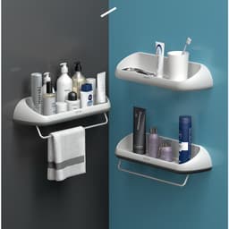 Thumbnail Kệ Để Đồ Nhà Tắm OENON Chất Liệu Nhựa ABS Dán Tường Gạch Men - KCN02 2