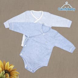 Thumbnail Set bodysuit dài tay 2 món 100% Cotton cho bé ComfyBaby size từ 0-12 tháng hàng chính hãng 2