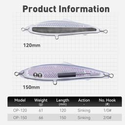 Thumbnail Mồi câu cá nhân tạo Kingdom 61g 150mm 66g 120mm 2