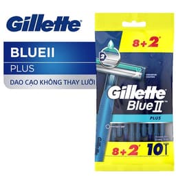 Thumbnail Dao Cạo Râu Gillette Blue II Plus - Gói 8+2 Cái 4