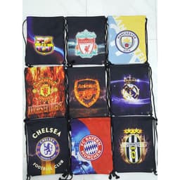 Thumbnail Balo dây rút Football TROY FB hình logo câu lạc bộ bóng đá MU 1