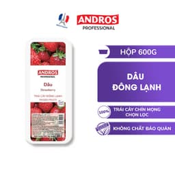 Thumbnail Dâu Đông Lạnh - Không chất bảo quản - Trái cây đông lạnh ANDROS IQF - 600g - [Chỉ giao HCM] 2
