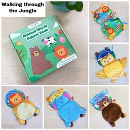 Thumbnail Sách vải the Animals on the farm Lalala baby đa tương tác lật mở sột soạt thu vị 4