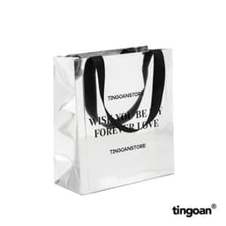 Thumbnail TINGOAN® - PHỤ KIỆN TÚI GIẤY BÌA MỀM BẠC TINGOAN QUAI ĐÍNH KEO 1