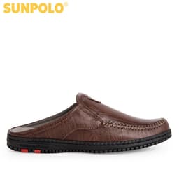 Thumbnail Giày sục nam Da bò SUNPOLO đi làm công sở đi chơi SUT327 2